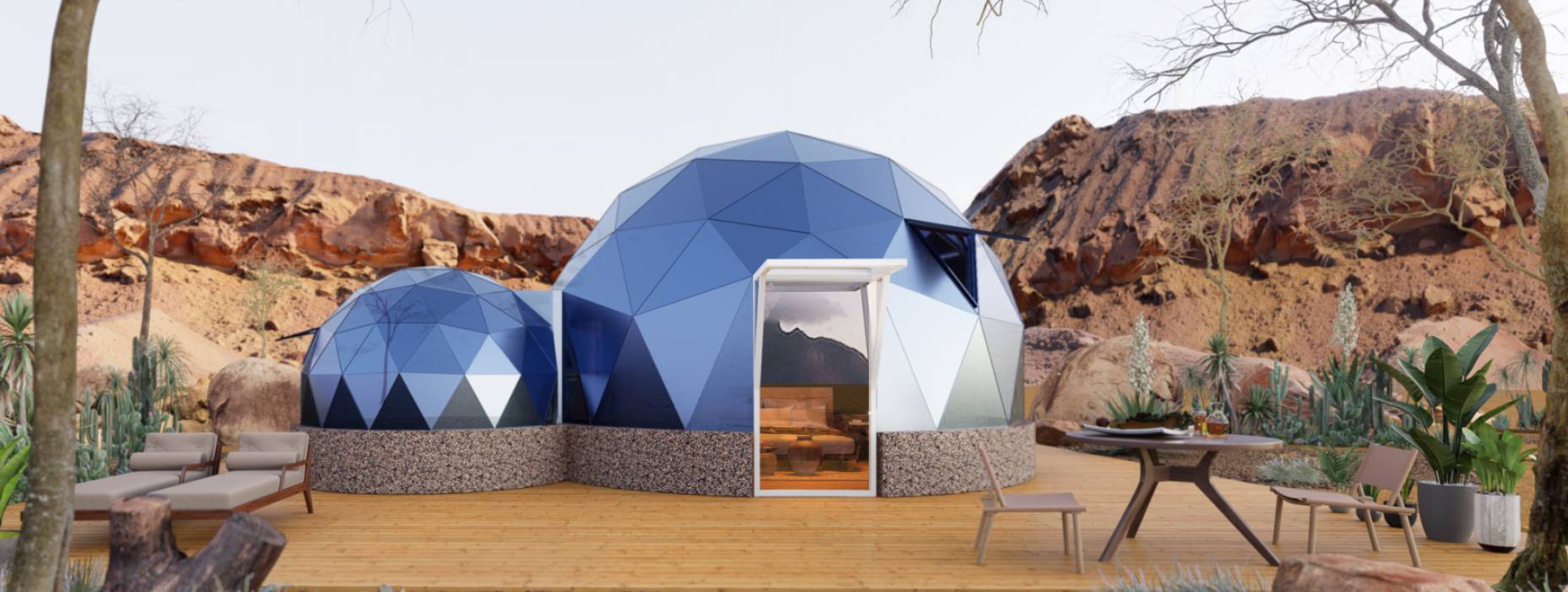 清涧县球形智能光伏玻璃星空房